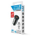everActive Ładowarka samochodowa CC-15QC QC3.0 18W 1XUSB + kabel USB-C 1m