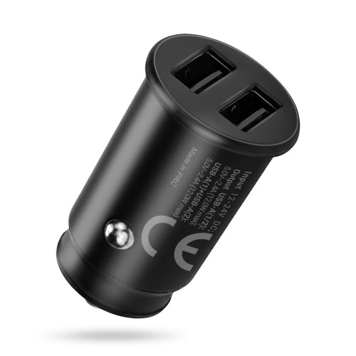 everActive Ładowarka samochodowa CC-25C 2XUSB 12W + kabel USB-C