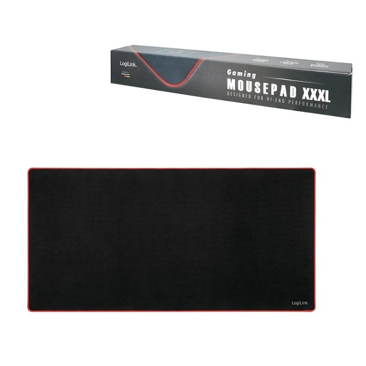 LogiLink Podkładka pod mysz XXXL dla graczy, czarna