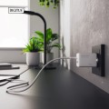 Digitus Ładowarka sieciowa GaN II 45W | 1x USB-C, 1x USB-A | PD 3.0, QC 3.0 | Biała