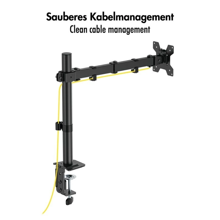 LogiLink Uchwyt do monitora 17 - 32', max 10kg., stalowy