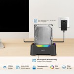 LogiLink Stacja dokująca USB-C do HDD/SDD 2.5/3.5'