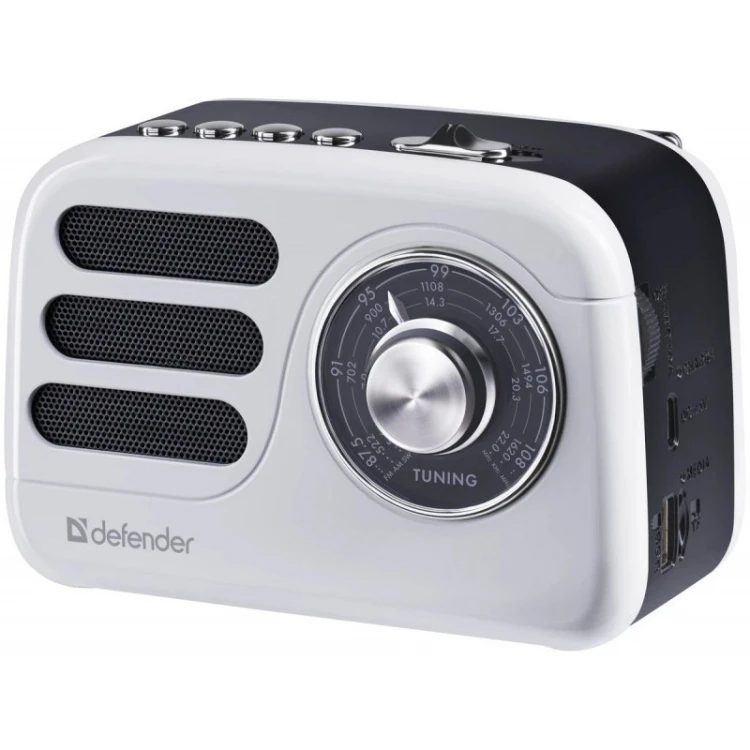 Defender Głośnik bluetooth SIGNAL 5W radioodbiornik retro