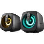 Defender Głośniki komputerowe J1 2.0 6W LED USB czarne