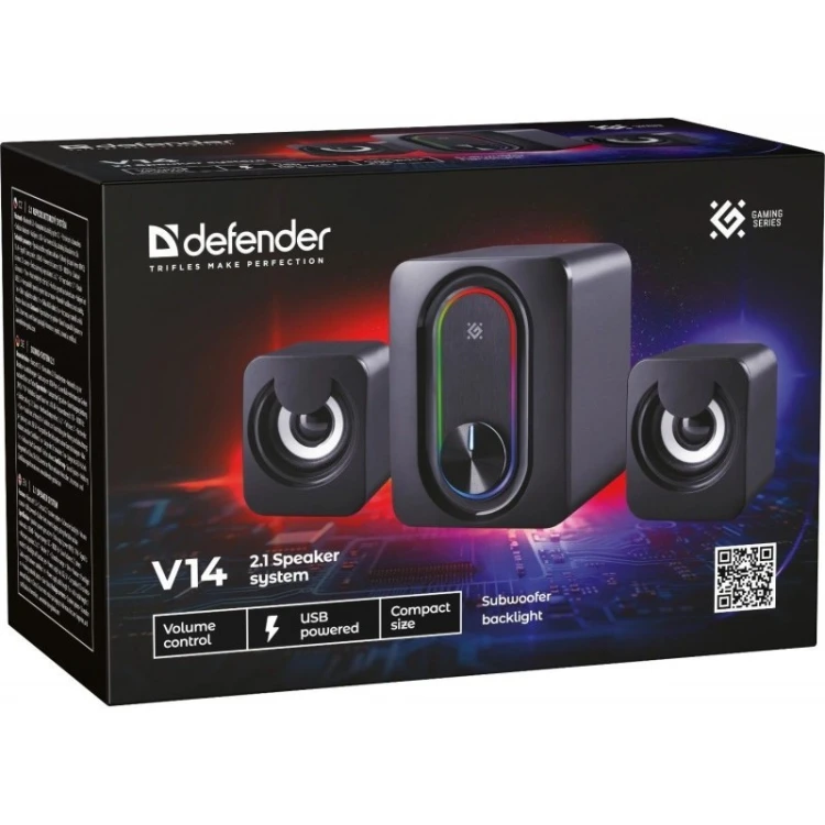 Defender Głośniki komputerowe V14 2.1 11W USB+bluetooth