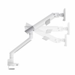 ART Uchwyt biurkowy gazowy do 1 monitora LED/LCD 17-35" L-29GD 2-11kg 2xUSB 3.0 Premium White
