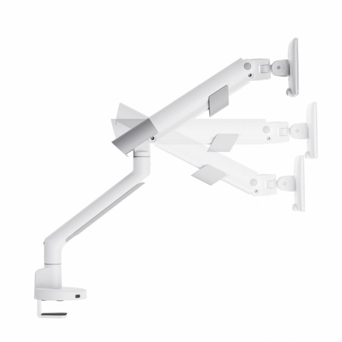 ART Uchwyt biurkowy gazowy do 1 monitora LED/LCD 17-35" L-29GD 2-11kg 2xUSB 3.0 Premium White