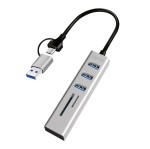 LogiLink Hub 3xUSB3.0 z czytnikiem kart pamięci