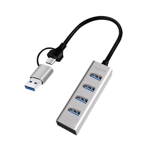 LogiLink Hub USB3.0 4-porty USB- A 5Gbit/s