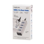 LogiLink Hub USB3.0 4-porty USB- A 5Gbit/s