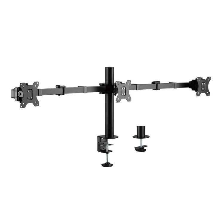 LogiLink Uchwyt na 3 monitory,17 -27 cali, ramie 380mm,3x7kg