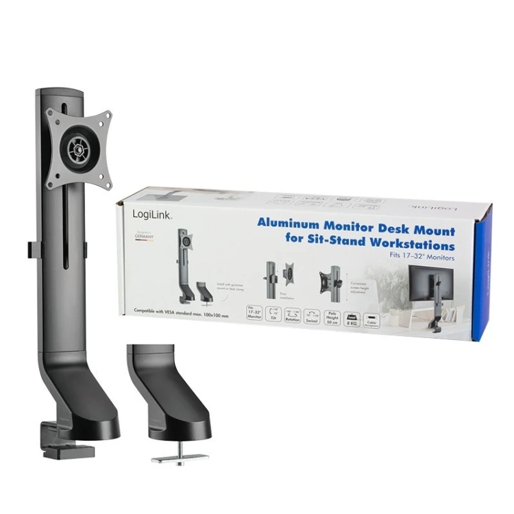 LogiLink Uchwyt do monitora, VESA ,17-32 cali, max.8kg