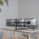 LogiLink Uchwyt na 3 monitory, 17-27 cali, max 7kg na ramie