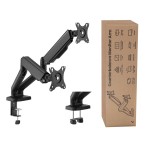 LogiLink Uchwyt na 2 monitory, 17-32 cali, max 9kg na ramie