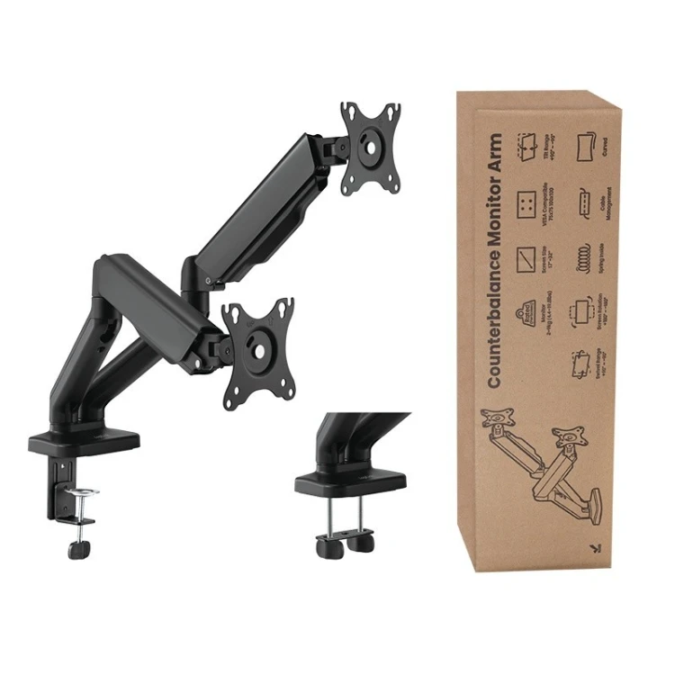 LogiLink Uchwyt na 2 monitory, 17-32 cali, max 9kg na ramie