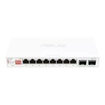 Asus Przełącznik niezarządzalny QG-U1080 8 portów 2.5G + 2 porty 10G SFP+