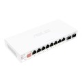 Asus Przełącznik niezarządzalny QG-U1080 8 portów 2.5G + 2 porty 10G SFP+
