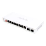 Asus Przełącznik niezarządzalny QG-U1080 8 portów 2.5G + 2 porty 10G SFP+