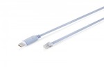 Digitus Kabel adapter do konsoli USB-A 2.0 męski do RJ45 | Chipset FTDI (FT232RNL) | jasnoniebieski | 1.8m