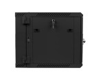 Lanberg Szafa instalacyjna wisząca dwusekcyjna 19'' 9U 600X600mm czarna