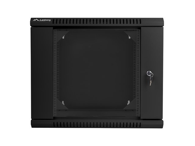 Lanberg Szafa instalacyjna wisząca dwusekcyjna 19'' 9U 600X600mm czarna