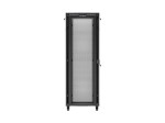 Lanberg Szafa instalacyjna rack stojąca 19 cali 47U 800x800 drzwi perforowane LCD czarna (Flat pack)