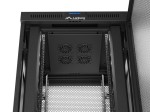Lanberg Szafa instalacyjna rack stojąca 19 cali 47U 800x800 drzwi perforowane LCD czarna (Flat pack)