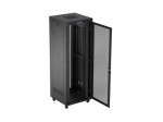Lanberg Szafa instalacyjna rack stojąca 19 cali 47U 800x800 drzwi perforowane LCD czarna (Flat pack)