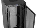Lanberg Szafa instalacyjna rack stojąca 19 cali 47U 800x800 drzwi perforowane LCD czarna (Flat pack)