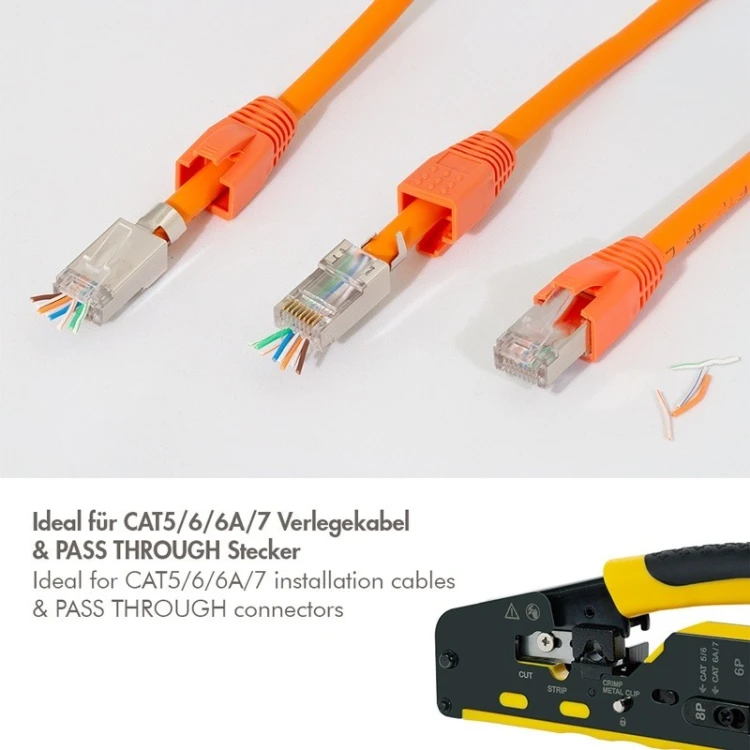 LogiLink Narzędzie zaciskowe do wtyków CAT5/6/6A/7