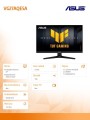 Asus Monitor 27 cali VG27AQE5A IPS QHD HDMI USB DP 165Hz