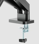 Gembird Ramię biurkowe na dwa monitory regulowane, od 17 do 32 cala obciążenie do 10kg, kolor czarny