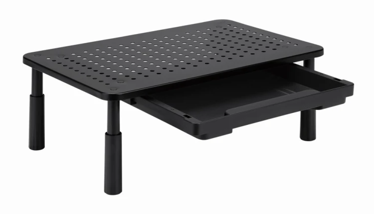 Gembird Podstawka regulowana pod monitor z szufladą