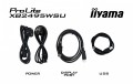 IIYAMA Monitor 24 cale XB2495WSU-B1  IPS,16:10,350cd,4ms,HDMI, 100Hz,1500:1, 4xUSB,2x2W,HAS150 (PIVOT)