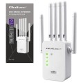 Qoltec Wzmacniacz syganłu WiFi 5 | Repeater | Access Point | AC1200 Mb/s| 6 anten | 2xRJ45 | 128MB