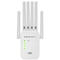 Qoltec Wzmacniacz syganłu WiFi 5 | Repeater | Access Point | AC1200 Mb/s| 6 anten | 2xRJ45 | 128MB