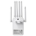 Qoltec Wzmacniacz syganłu WiFi 5 | Repeater | Access Point | AC1200 Mb/s| 6 anten | 2xRJ45 | 128MB