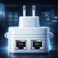Qoltec Wzmacniacz syganłu WiFi 5 | Repeater | Access Point | AC1200 Mb/s| 6 anten | 2xRJ45 | 128MB