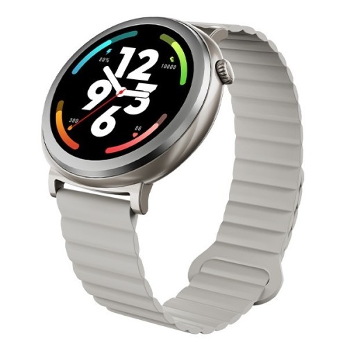 HiFuture Smartwatch Aurora Amoled rozmowy AI srebrny