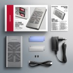 AXAGON EEM2-20GD Obudowa zewnętrzna aluminiowa USB-C 3.2 Gen2x2, Dual NVMe M.2 SSD 20gbps, Clone Master