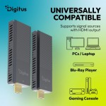 Digitus Przedłużacz / Extender HDMI bezprzewodowy do 100/150m | UHD 4K@60Hz | Audio (Zestaw)