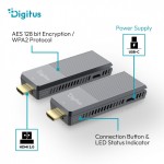 Digitus Przedłużacz / Extender HDMI bezprzewodowy do 100/150m | UHD 4K@60Hz | Audio (Zestaw)