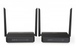 Digitus Przedłużacz / Extender HDMI bezprzewodowy z KVM do 100m | UHD 4K@60Hz | Audio | Niskie opóźnienie 16ms (Zestaw)