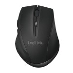 LogiLink Mysz bezprzewodowa BT 5.0,ergonomiczna, czarna