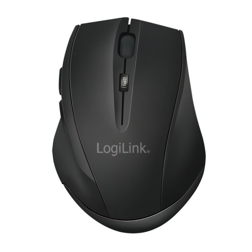 LogiLink Mysz bezprzewodowa BT 5.0,ergonomiczna, czarna