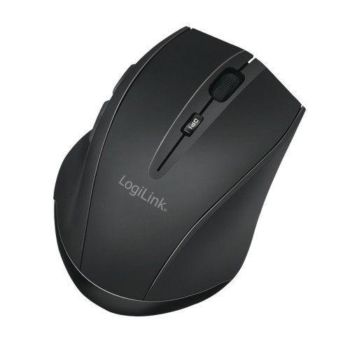 LogiLink Mysz bezprzewodowa BT 5.0,ergonomiczna, czarna