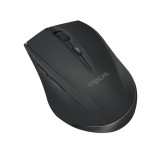 LogiLink Mysz bezprzewodowa BT 5.0,ergonomiczna, czarna
