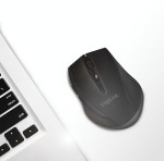 LogiLink Mysz bezprzewodowa BT 5.0,ergonomiczna, czarna