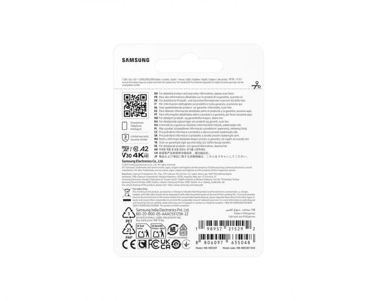 Samsung Karta pamięci MB-MB128T/WW T7 microSD 128GB