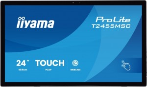 IIYAMA Monitor 24 cale T2455MSC-B2 POJ.10PKT.IPS,HDMI,DP,USB3.0,CAM,MIC,   FHD 120Hz